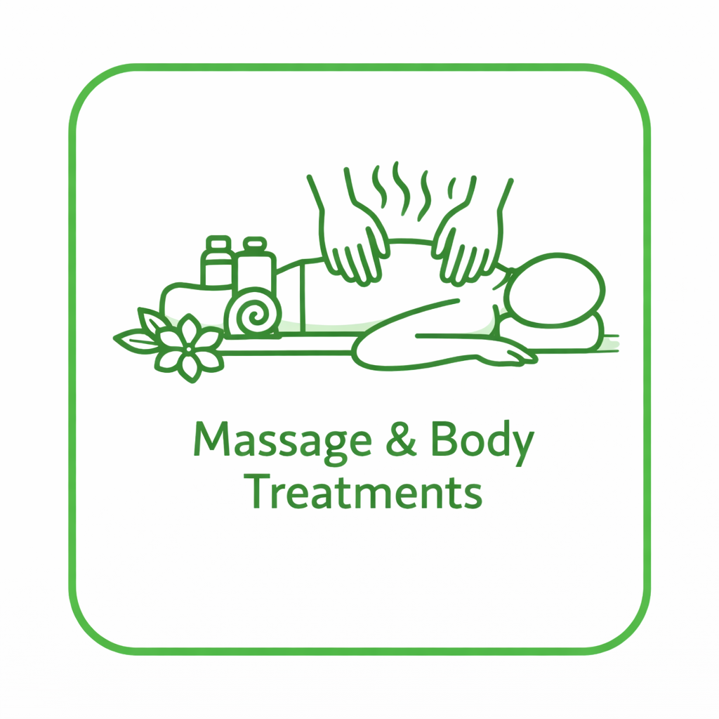 Body Wraps (Aloe Vera, Mud, Detox)